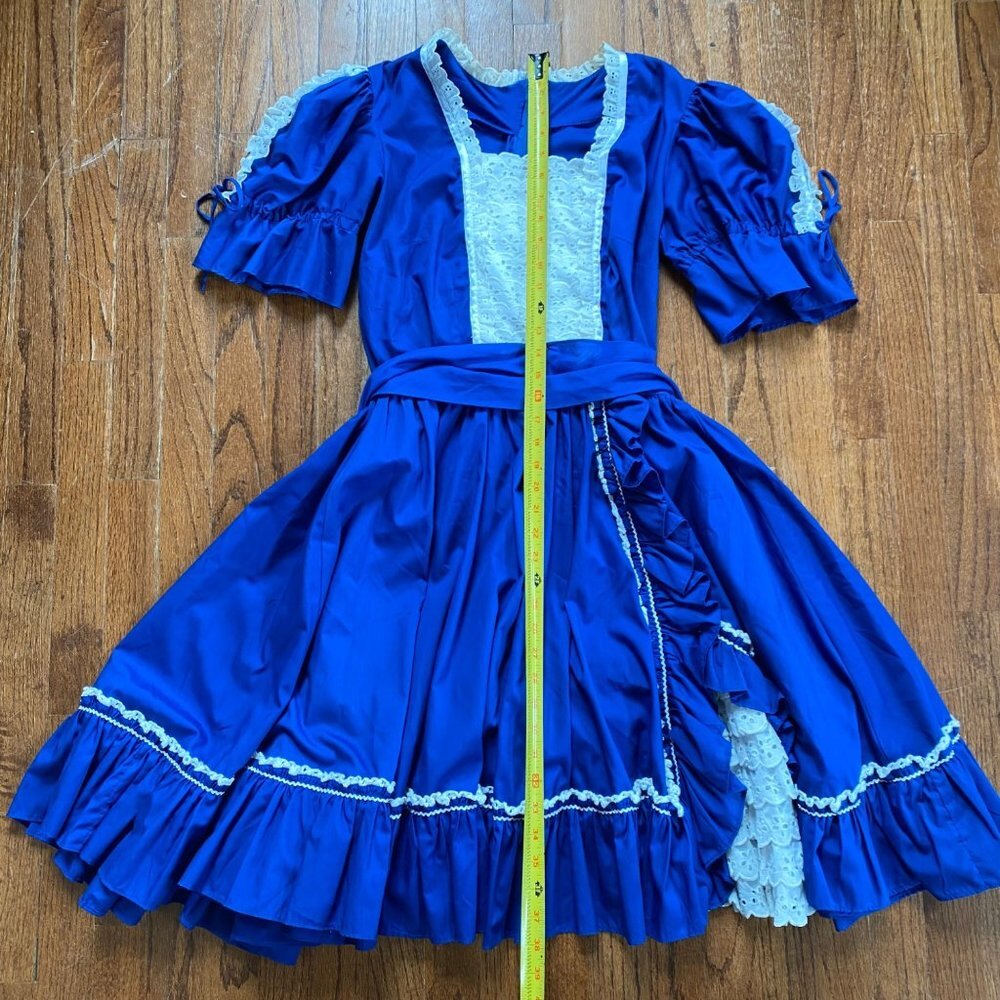 Vintage Square Dance Dress 50s Cosplay Southwestern Cowgirl Rockabilly Large 12 - Picture 6 of 12